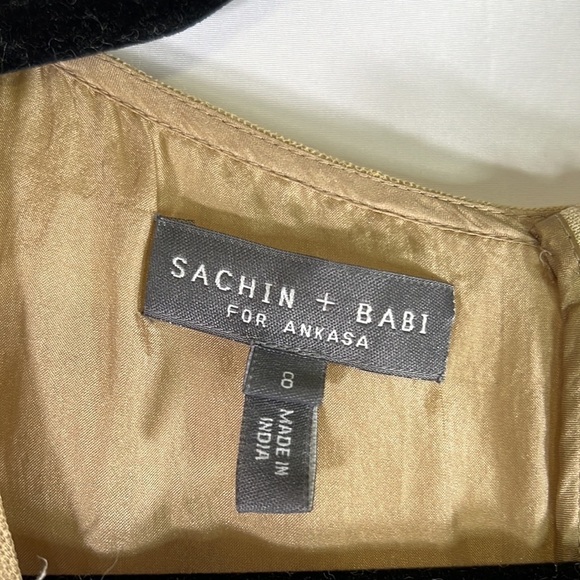 Sachin + Babi 100% silk mini dress size med.| us 8 - Picture 3 of 10